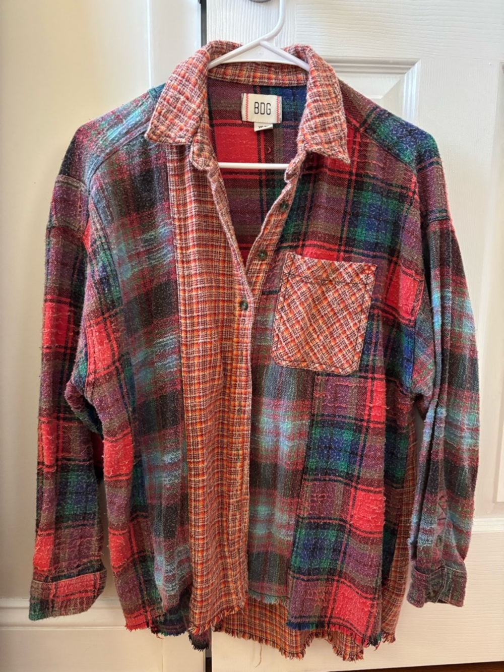 BDG Urban Outfitters Multi-Color Flannel Shirt